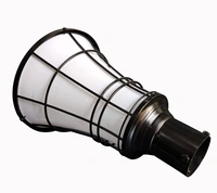 Das/P/GL Prime Quality Unbreakable PVC Outdoor/Exterior Gate Light Lamp or Pole Light for Home/Office/Garden/Park/Farmhouse/Villa - Gate Light, Black & White, NA